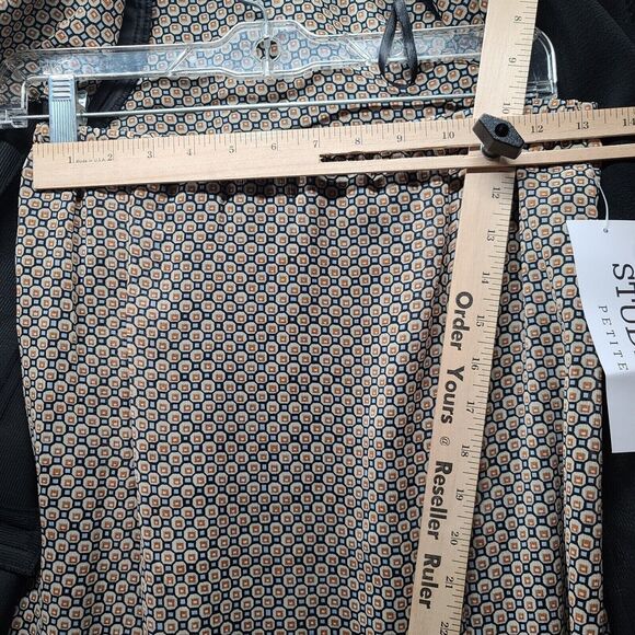 Studio 1 Womens Two Piece Set Multi-Color Size 6P 100% Polyester Skirt Jacket - Picture 5 of 16